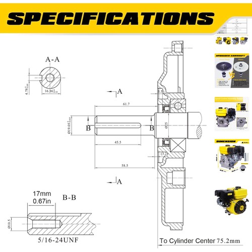 7hp 212cc portable gas - 212cc, engine
